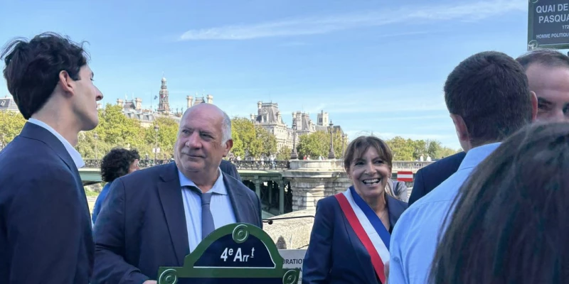 Inauguration du Quai de la Corse-Pasquale Paoli